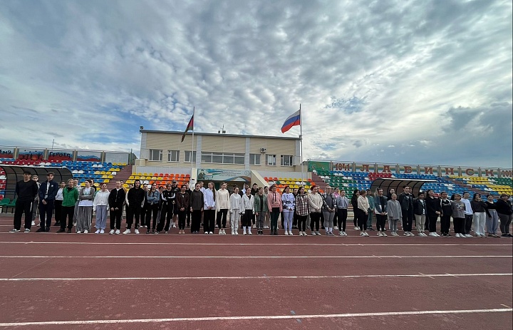 Студенты Лабинского медицинского колледжа приняли участие в выполнении нормативов ВФСК  ГТО